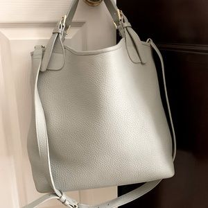 Gigi New York Olivia Shopper tote white
